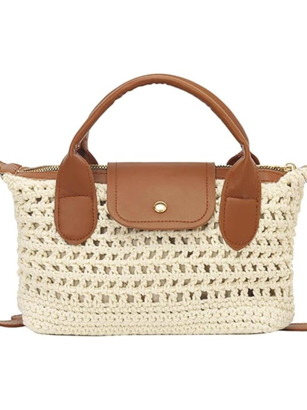 Mini Crochet Crossbody Bags for Women Summer Beach Handbag Woven Tote Purse with